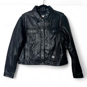 Harley-Davidson Black Leather Jacket